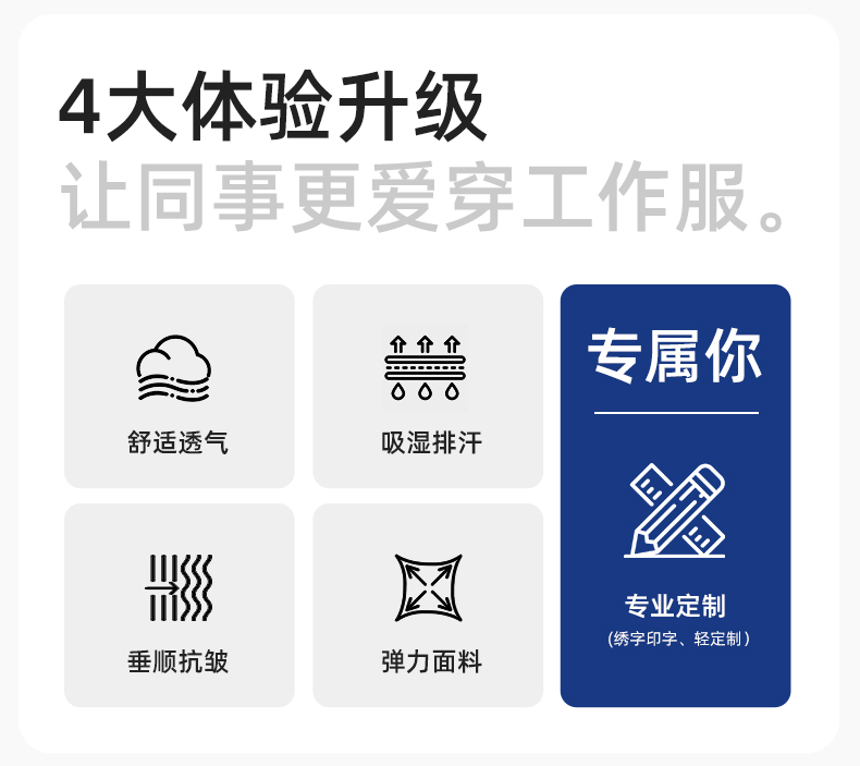 DM2311 海源春秋工作服耐磨勞保上衣工裝套裝車間工地工廠服勞保服印字(圖2)