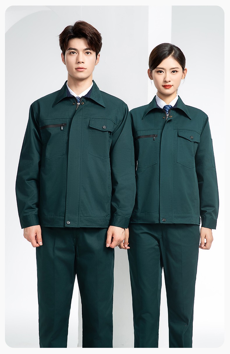DM8051 長(zhǎng)袖秋冬加厚工作服定制印字男耐磨外套加厚冬季帶里襯勞保服上衣(圖15)