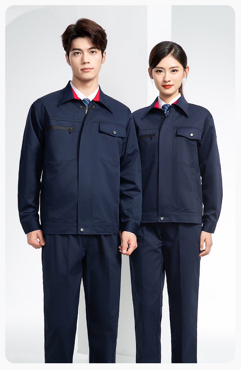 DM8051 長(zhǎng)袖秋冬加厚工作服定制印字男耐磨外套加厚冬季帶里襯勞保服上衣(圖16)