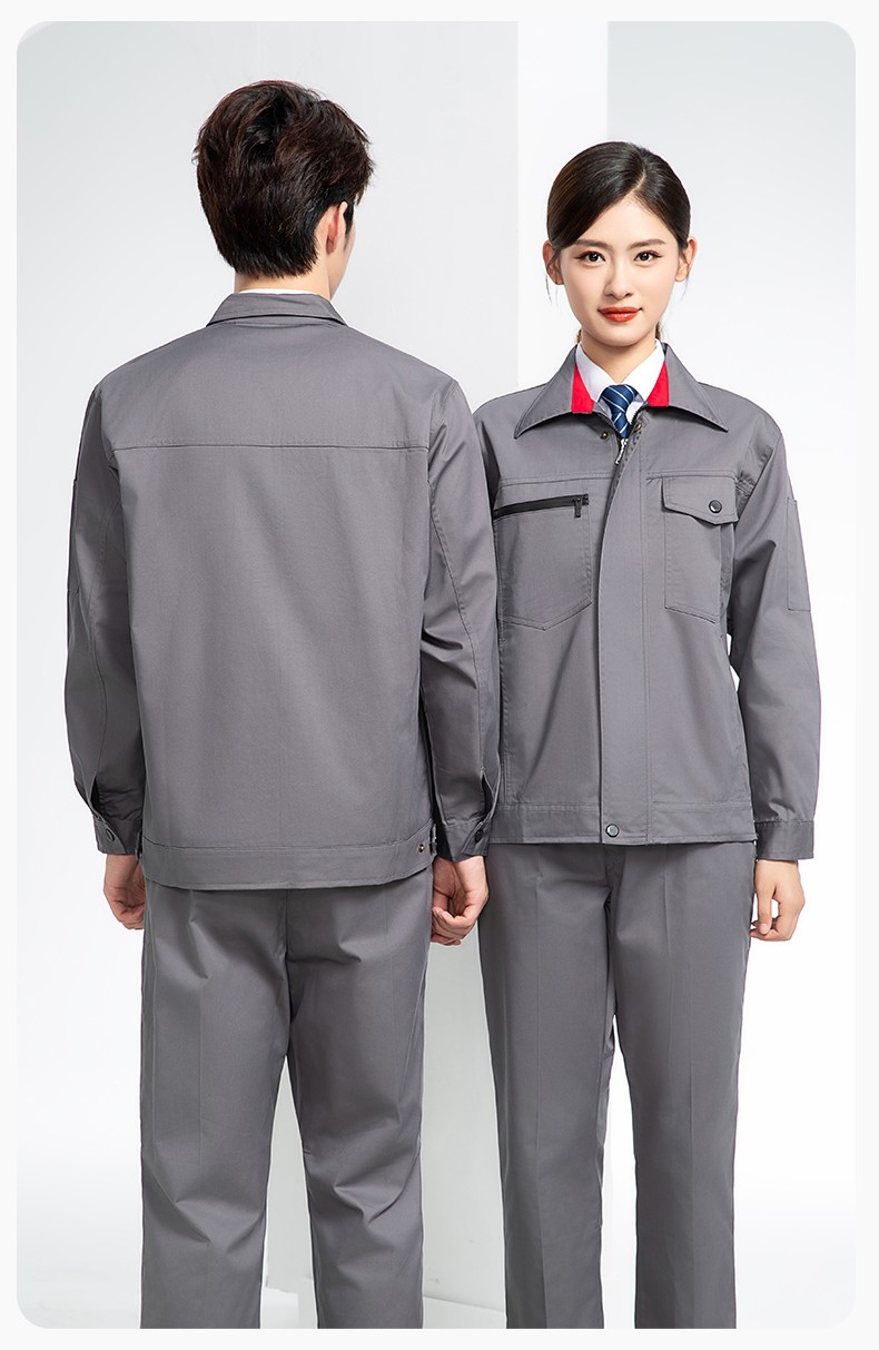 DM8051 長(zhǎng)袖秋冬加厚工作服定制印字男耐磨外套加厚冬季帶里襯勞保服上衣(圖21)