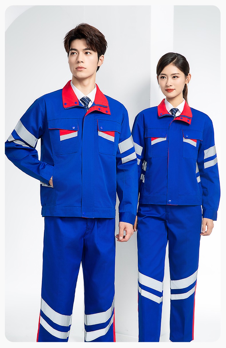 DM20149 春秋反光條長(zhǎng)袖工作服男路政環(huán)衛(wèi)園林綠化道路救援反光勞保服定制(圖15)