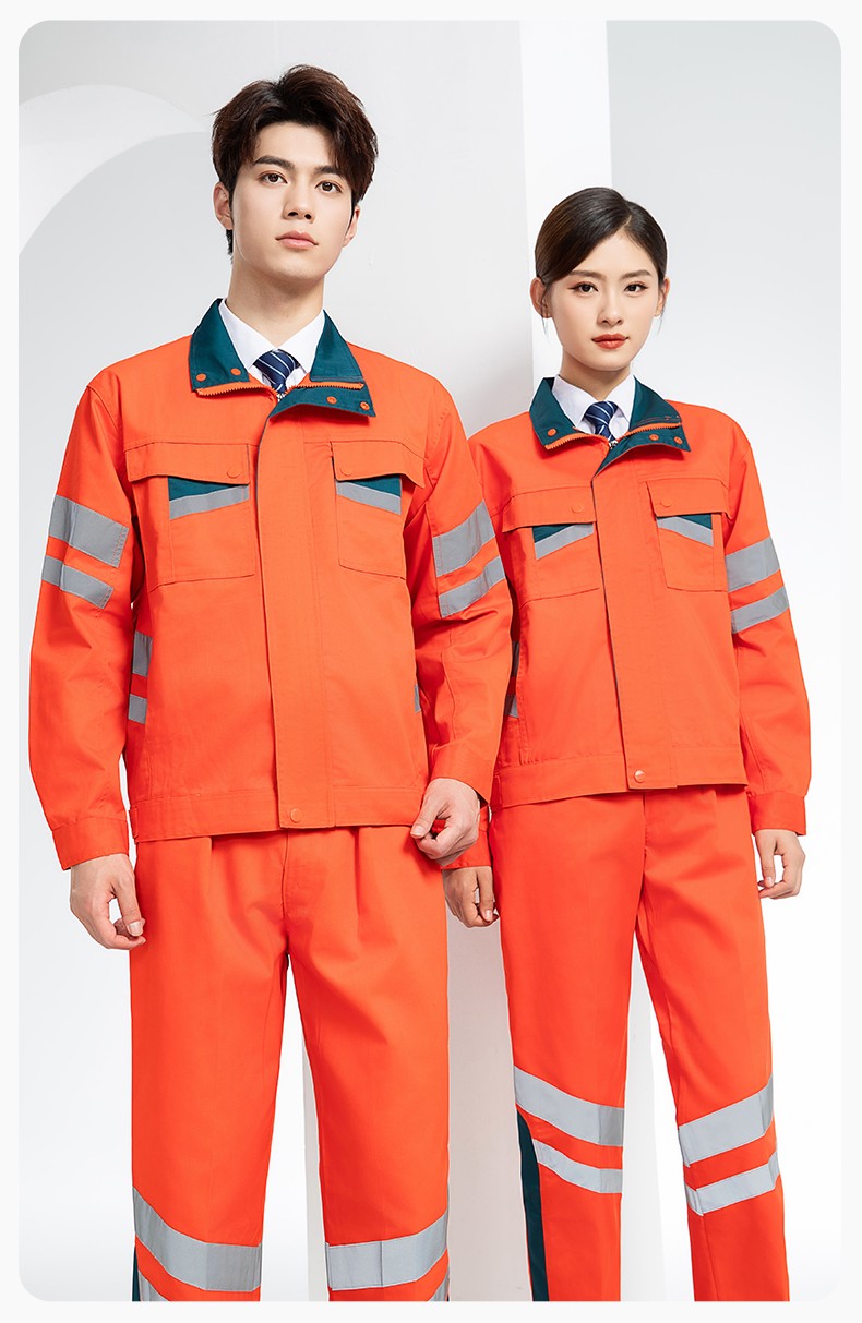 DM20149 春秋反光條長(zhǎng)袖工作服男路政環(huán)衛(wèi)園林綠化道路救援反光勞保服定制(圖14)